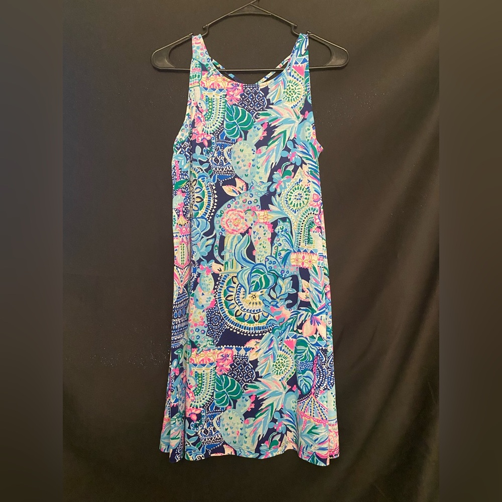 Lilly Pulitzer Vibrant Floral Maxi Dress